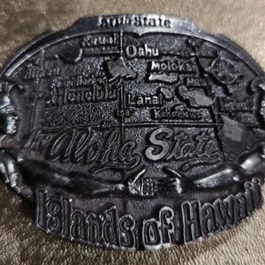 Vintage great American Buckle Hawaii great addition to collection 1988   50th